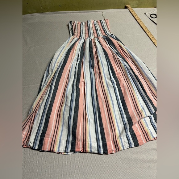 Free People Lilah Pleated Tube Dress in Multi Stripe. Size XS Free People - Picture 4 of 11